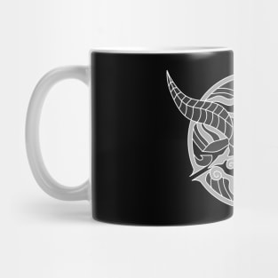 Dragon's Crest (White Outline) Mug